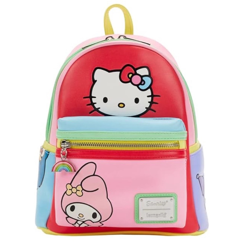 Sanrio: Hello Kitty and Friends Color Block Mini Backpack by Loungefly